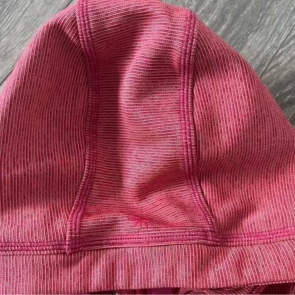 Athleta Zip-up Marron/Pink Hoodie - Picture 6 of 8